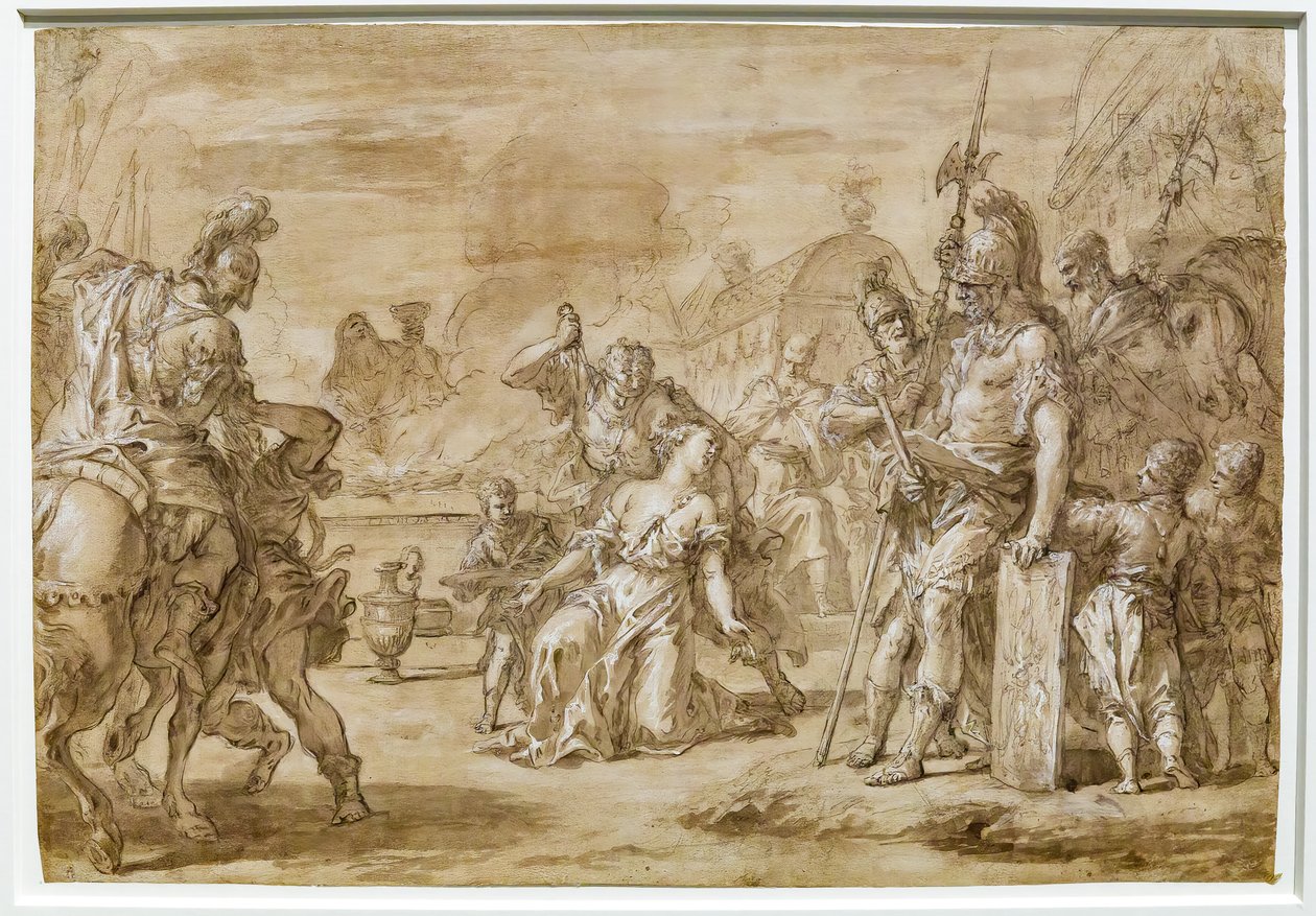 Ofiara Polyxena autorstwa Sebastiano Ricci