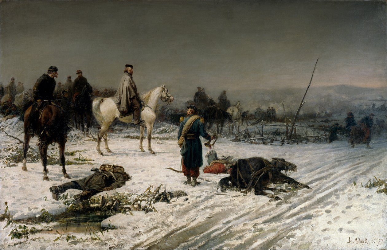 Garibaldiego w Dijon autorstwa Sebastiano de Albertis
