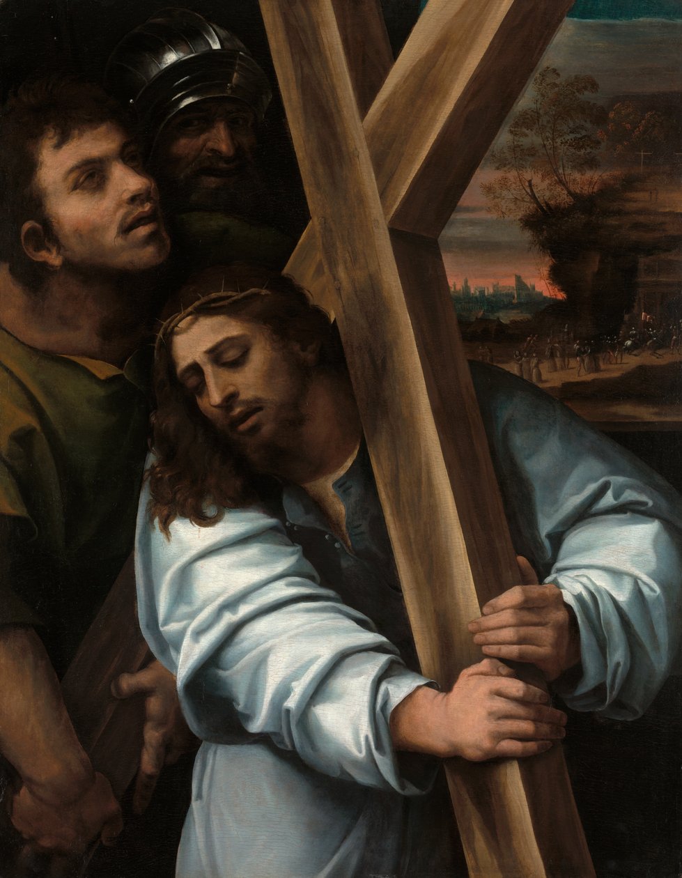 Chrystus niosący krzyż autorstwa Sebastiano del Piombo