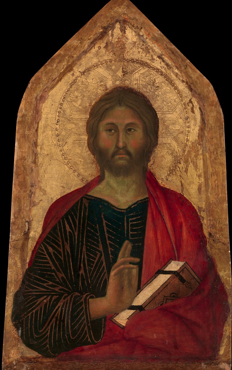 Błogosławieństwo Chrystusa, ca. 1311. autorstwa Segna di Buonaventura