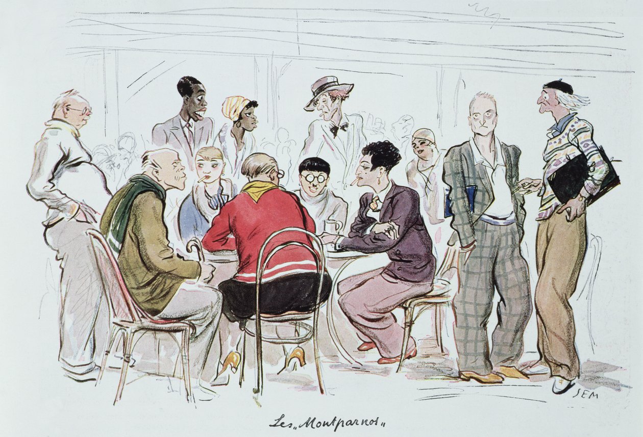 Montparnos, 1929 autorstwa Sem
