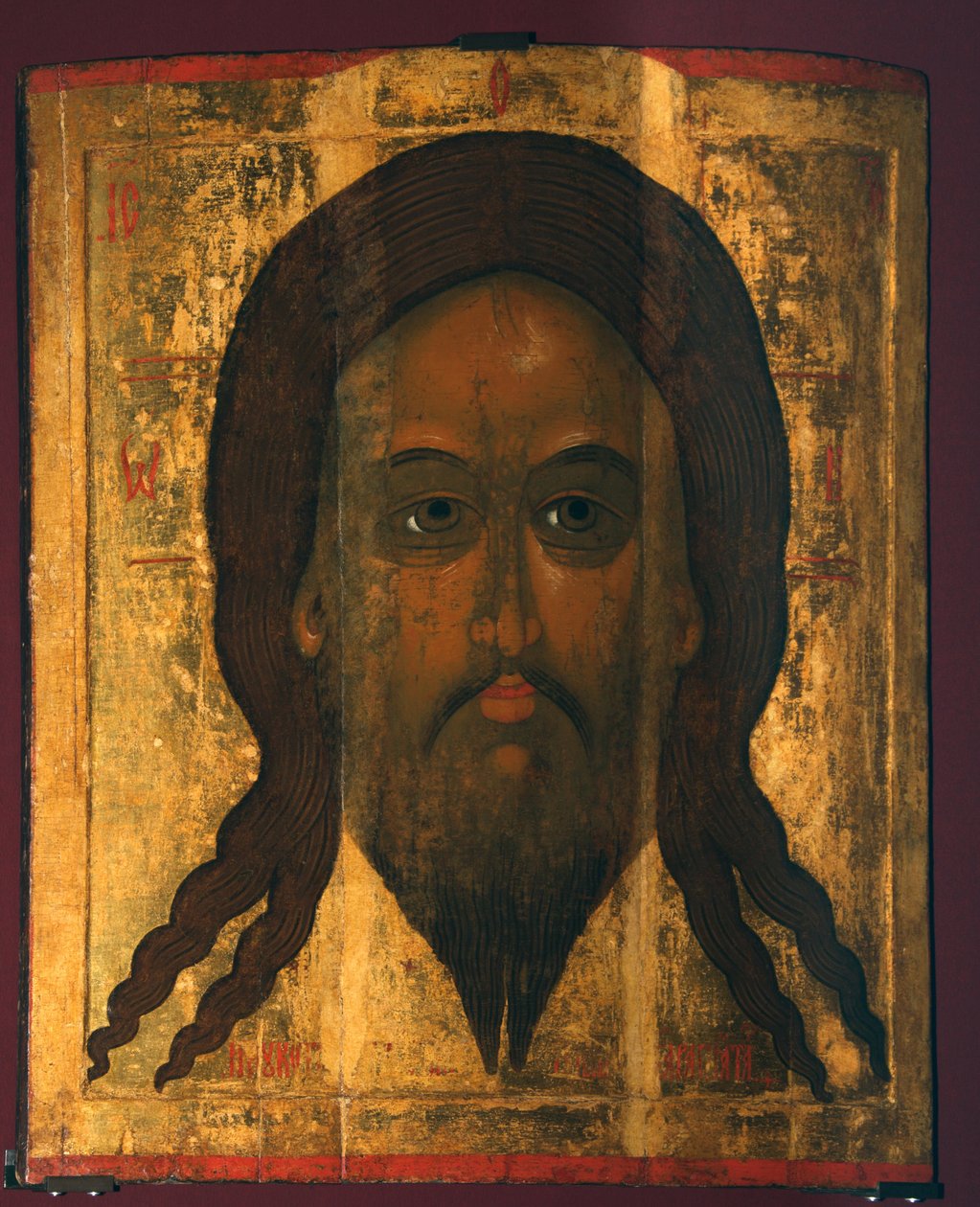 Święty Mandylion Vernicle, 1447 autorstwa Serapion