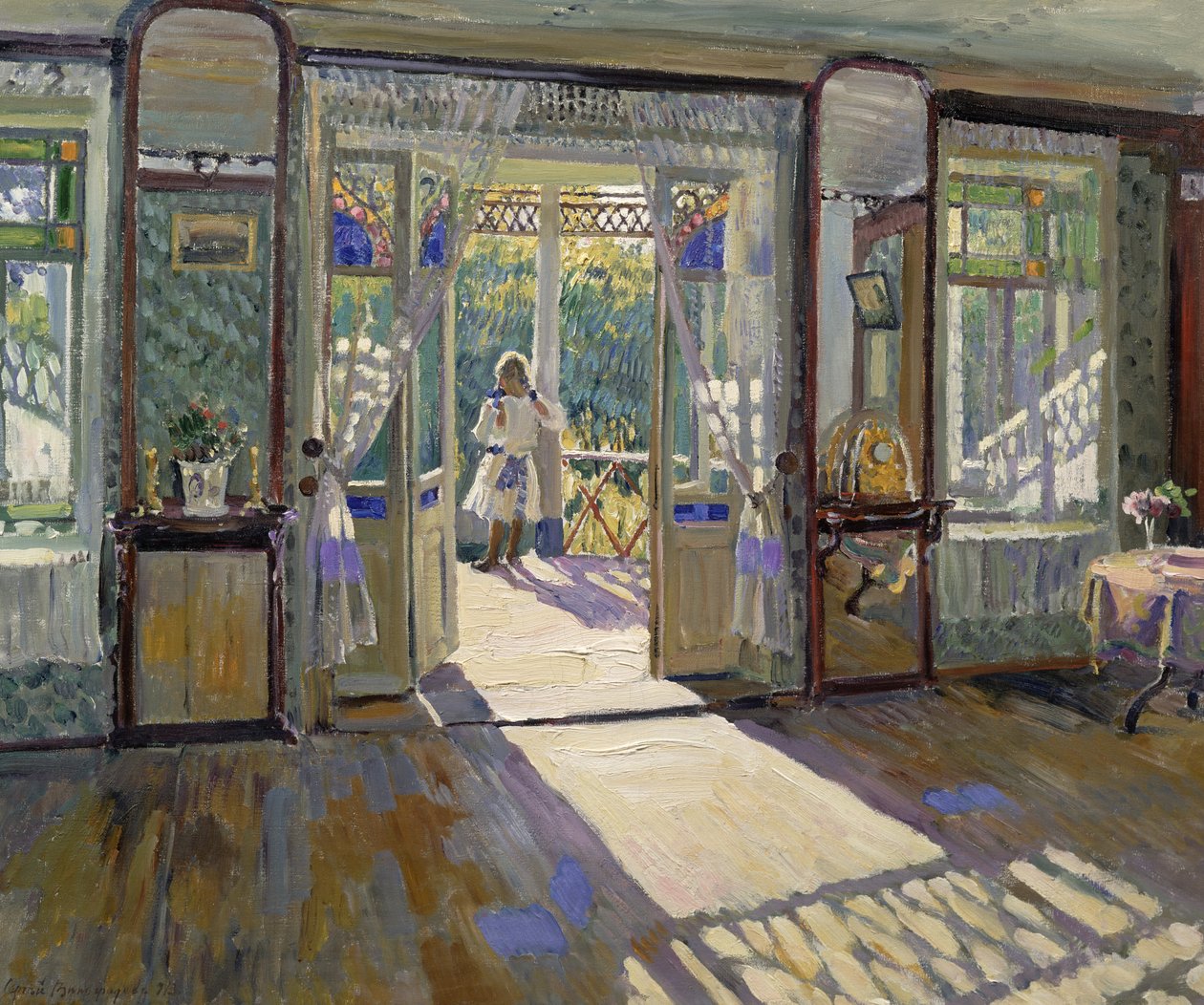 W domu autorstwa Sergei Arsenevich Vinogradov