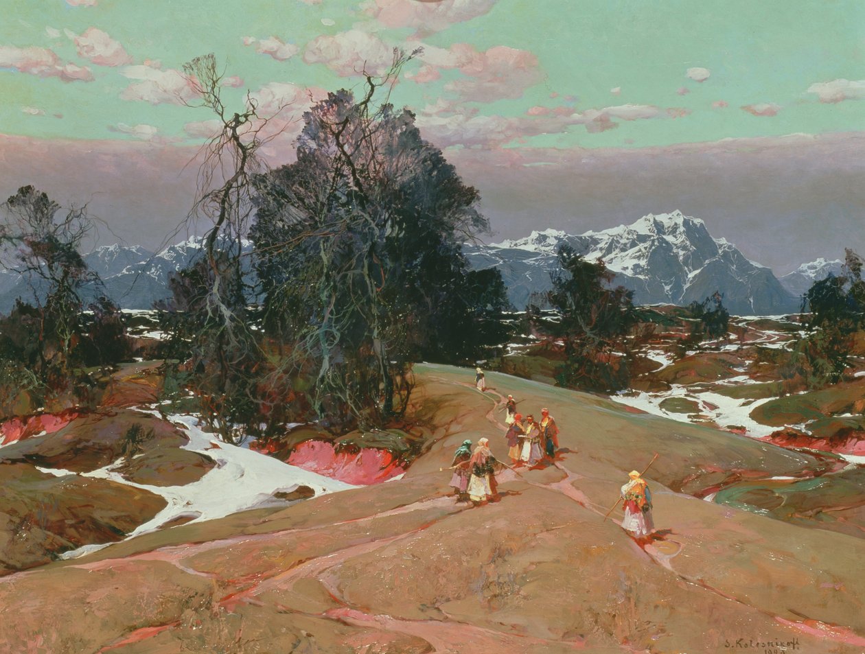 Scena górska autorstwa Sergei Kolesnikoff