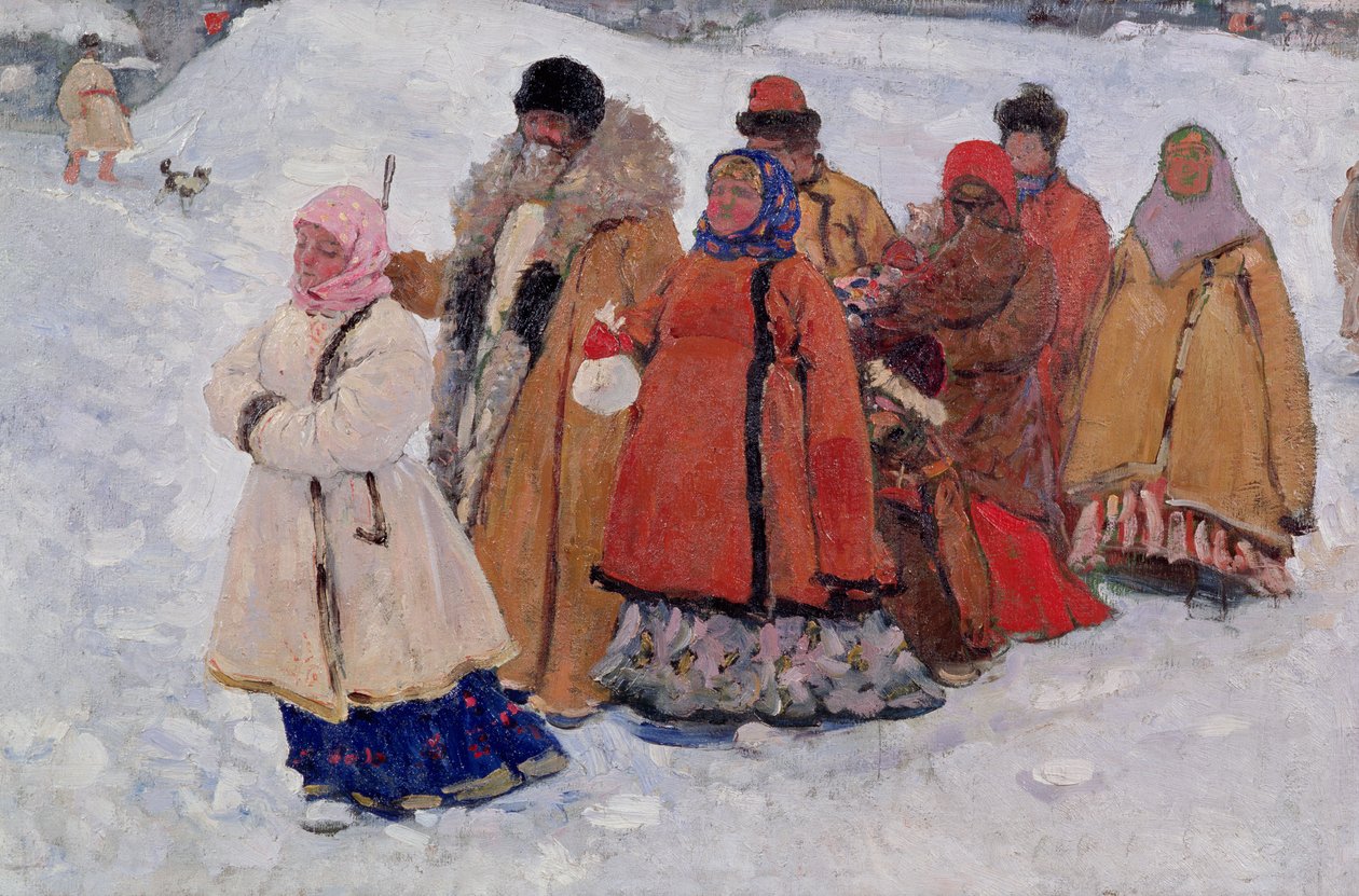 Rodzina, 1909 autorstwa Sergej Vasilevic Ivanov