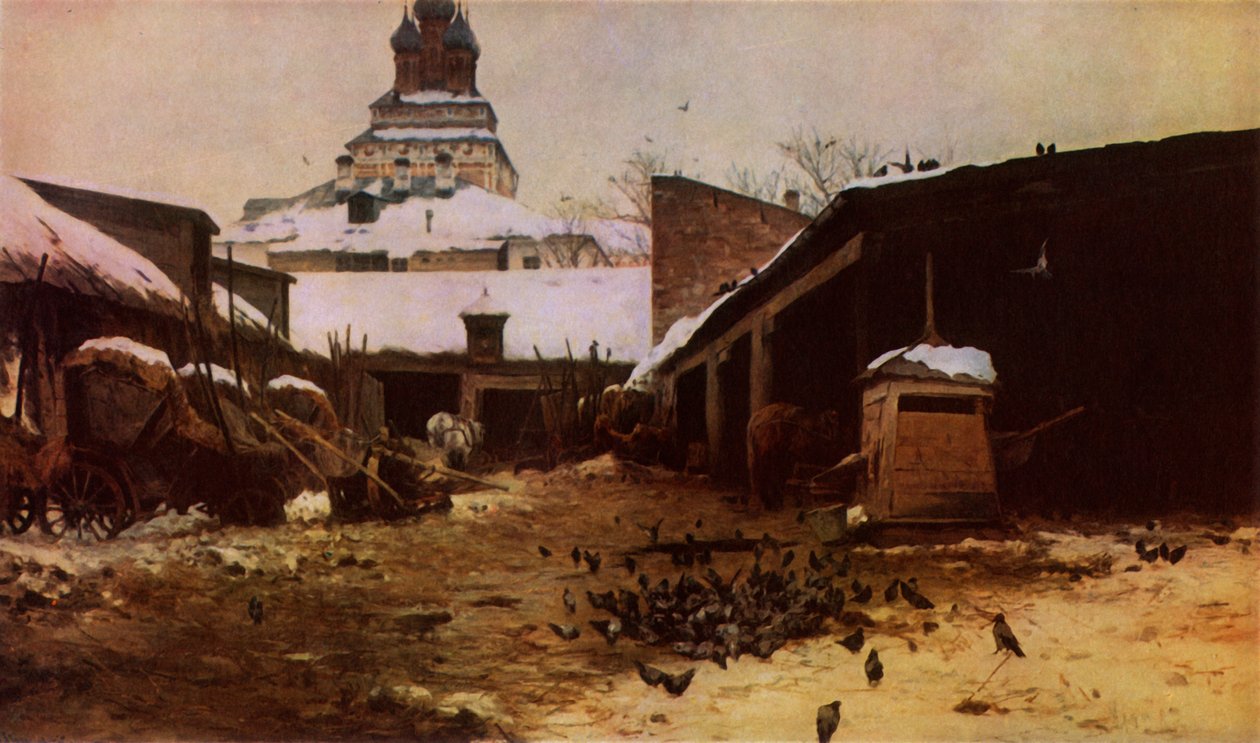 „Droga w Moskwie”, 1892, 1965. autorstwa Sergey Ivanovich Svetoslavsky