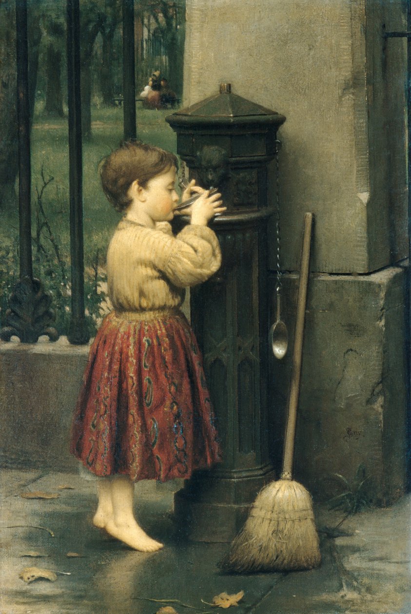 Zamiatacz Skrzyżowania, ok. godz. 1860. autorstwa Seymour Joseph Guy