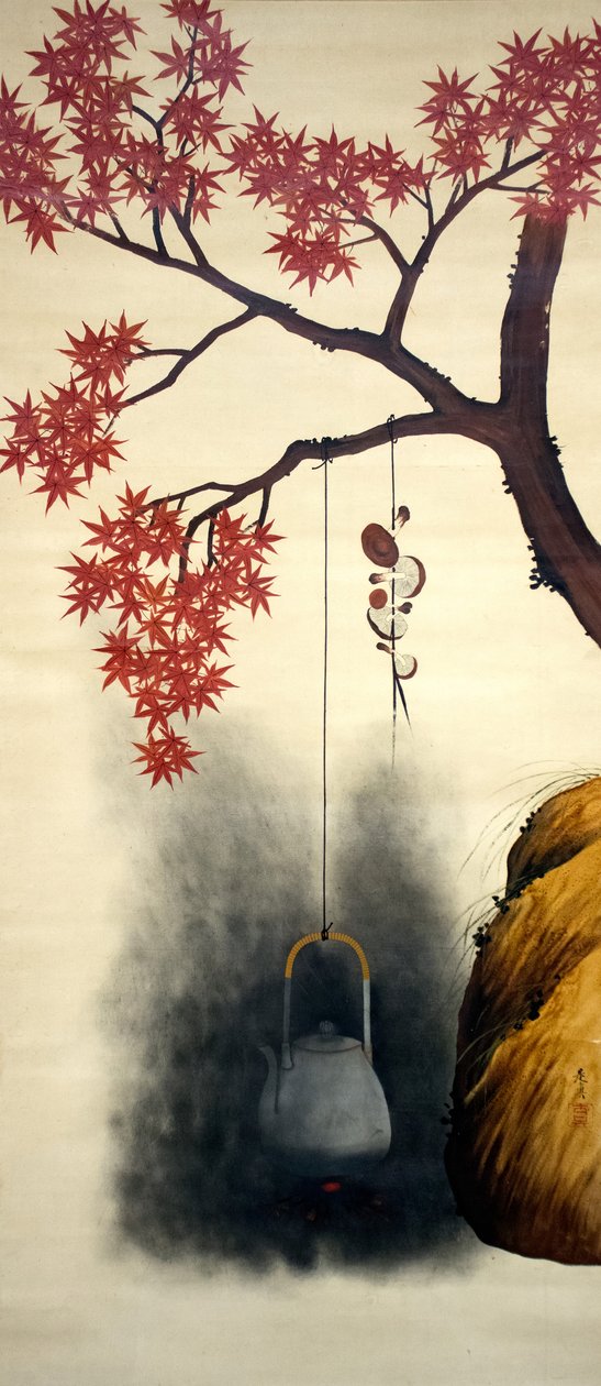 Klon jesienny, koniec XIX wieku. autorstwa Shibata Zeshin