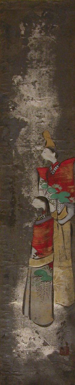 Lalki Tate-bina, XIX w., XIX w. autorstwa Shibata Zeshin