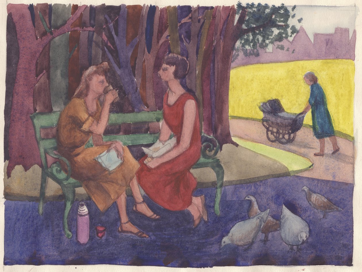 „Incydent w parku”, 1952. autorstwa Shirley Markham