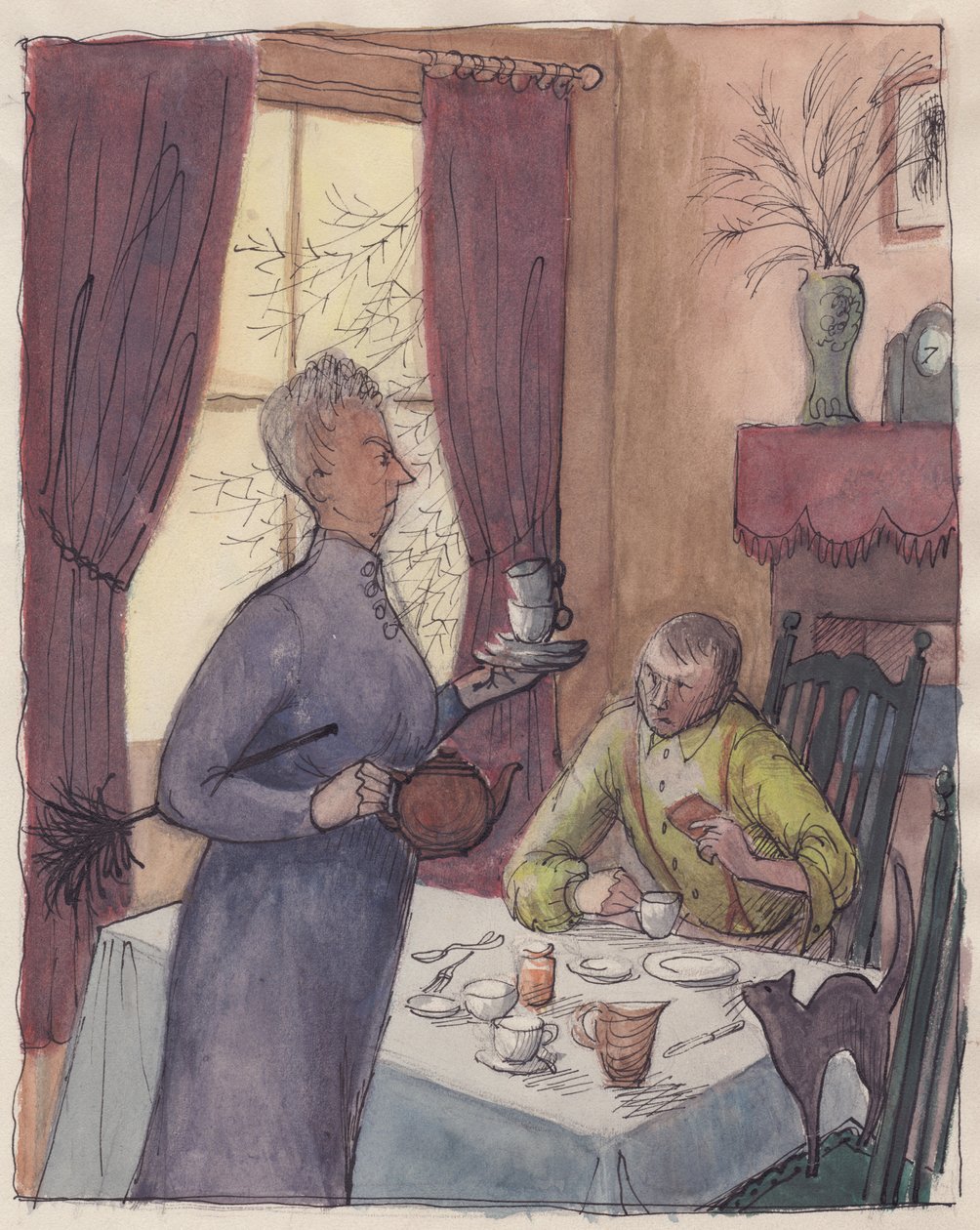 Gospodyni z pensjonatu, 1952 r. autorstwa Shirley Markham