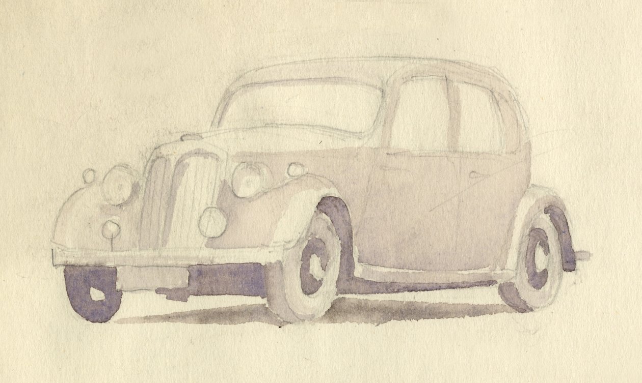 Samochód, 1951. autorstwa Shirley Markham