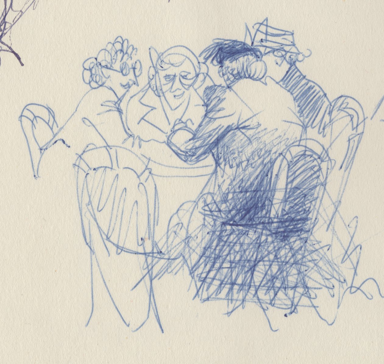 Grupa kobiet przy stole, ok. 1950 r. autorstwa Shirley Markham