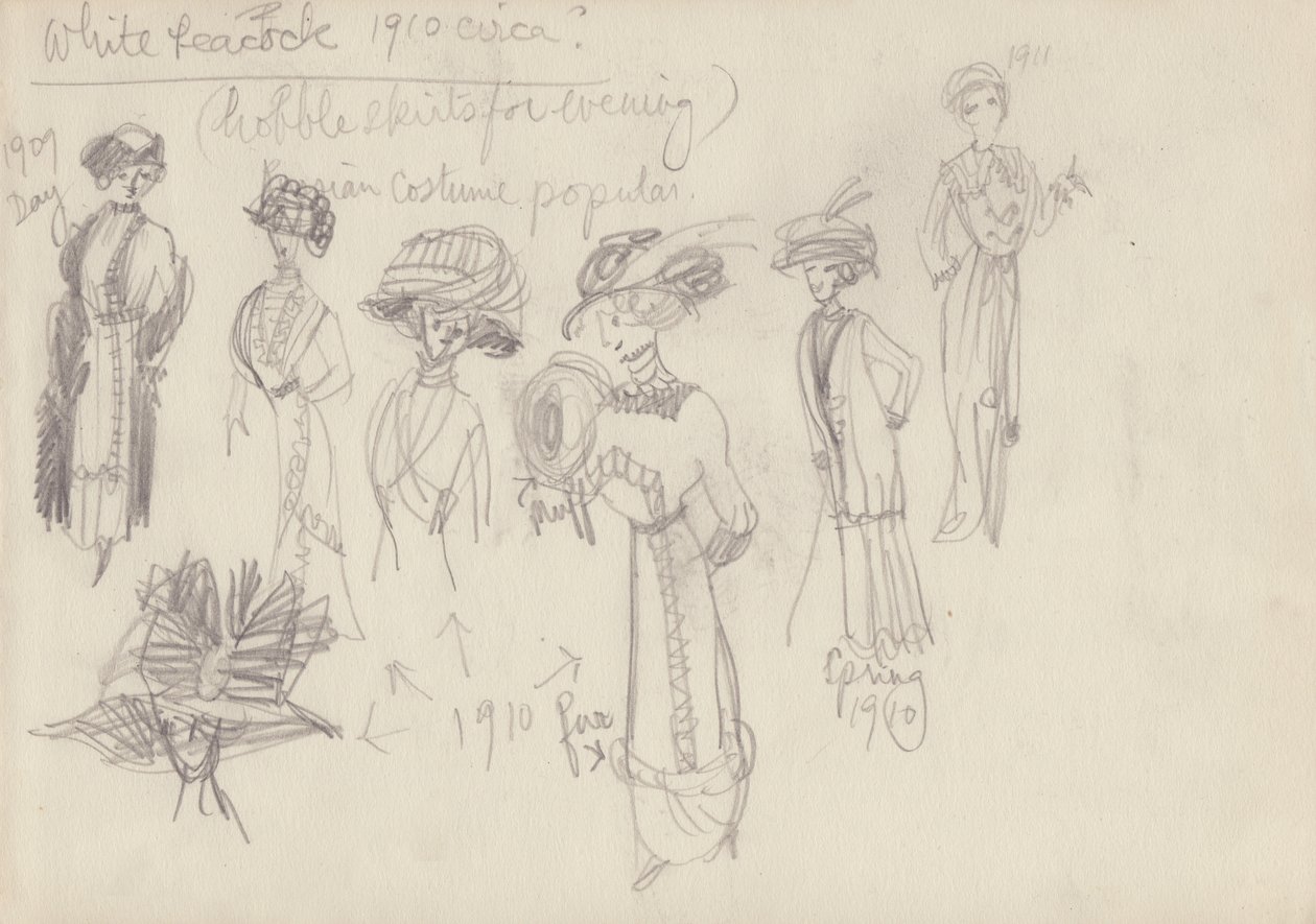 Strój historyczny, ok. 1950 r. autorstwa Shirley Markham