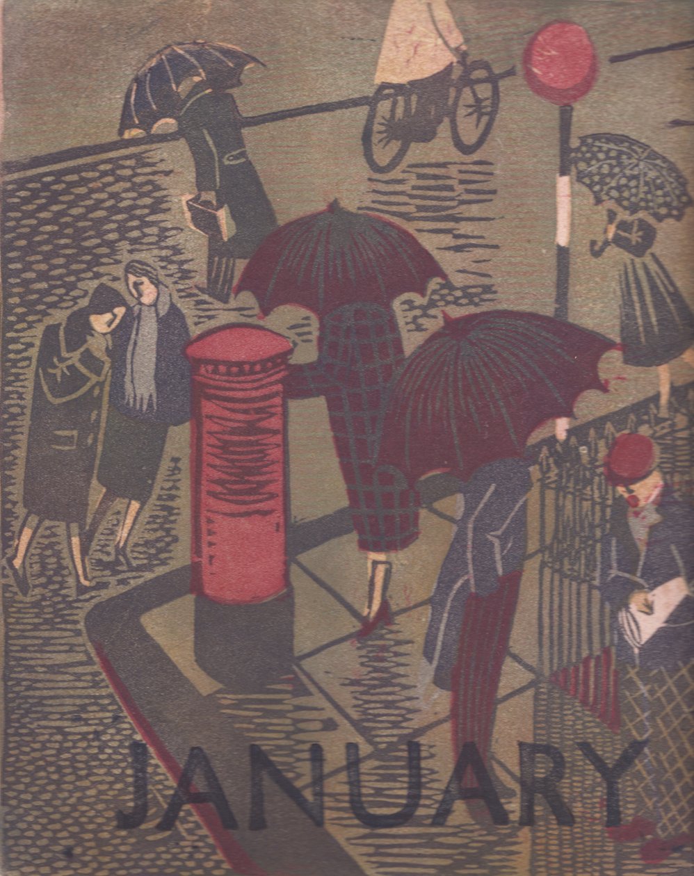 „Styczeń”, 1951. autorstwa Shirley Markham