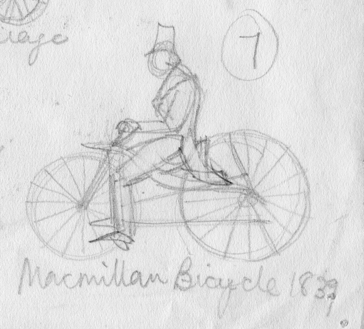 „Rower MacMillana, 1839”, ok. 1950 r. autorstwa Shirley Markham