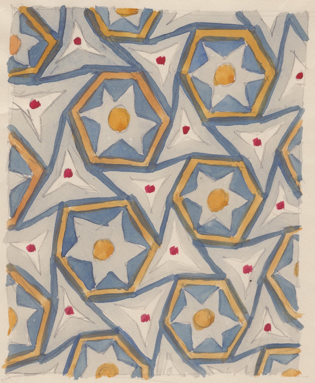 „Wzornictwo perskie”, ok. 1950. autorstwa Shirley Markham