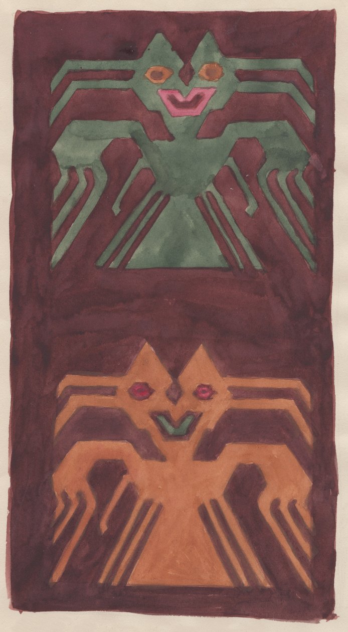 Projektowanie tekstyliów w Ameryce Południowej, 1951. autorstwa Shirley Markham
