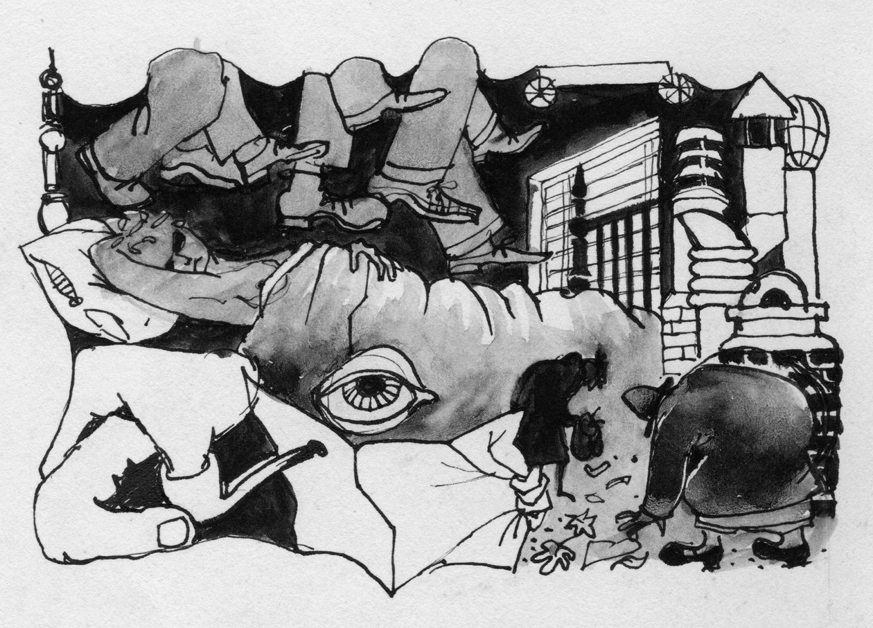 Surrealistyczne studium, 1952. autorstwa Shirley Markham