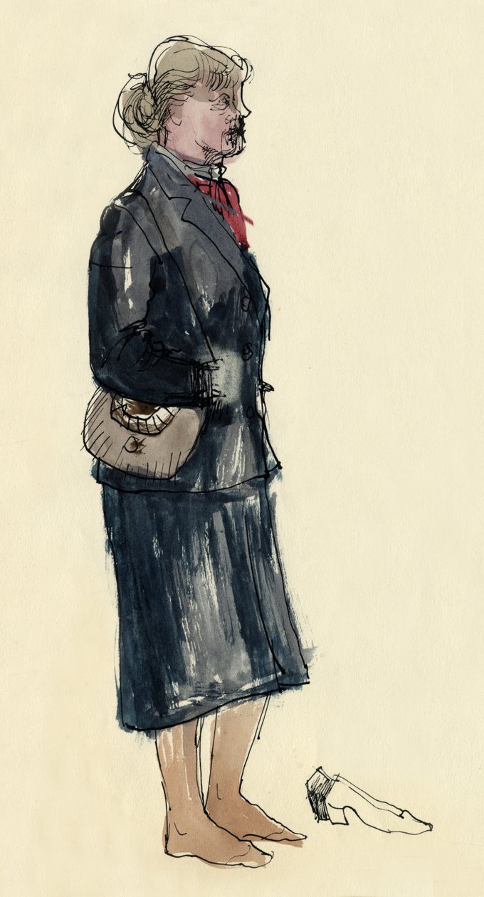 Kobieta w pończochach, 1953. autorstwa Shirley Markham