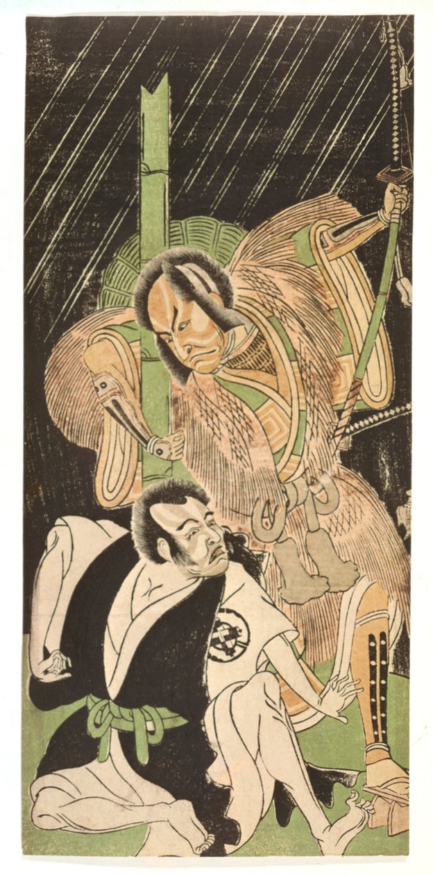 „Aktorzy jako samuraj”, XVIII wiek autorstwa Shunsho