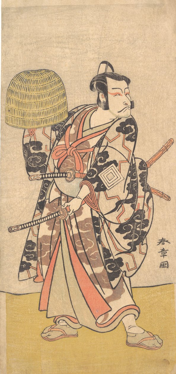 Kabuki ac i r Ichikawa Dan Juro V, 1774. autorstwa Shunsho