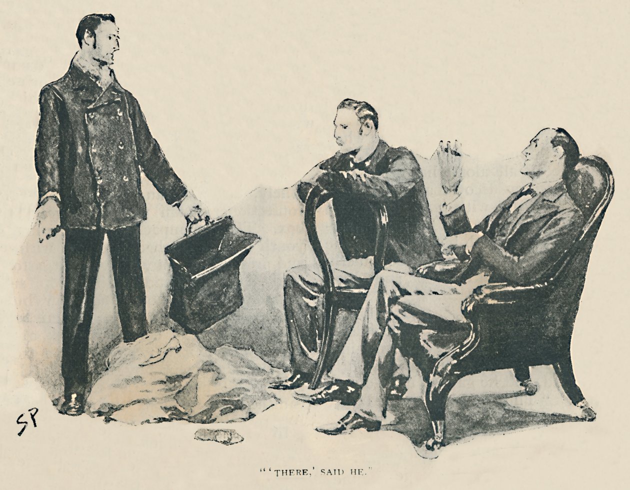 Tam, powiedział, 1892 autorstwa Sidney Paget