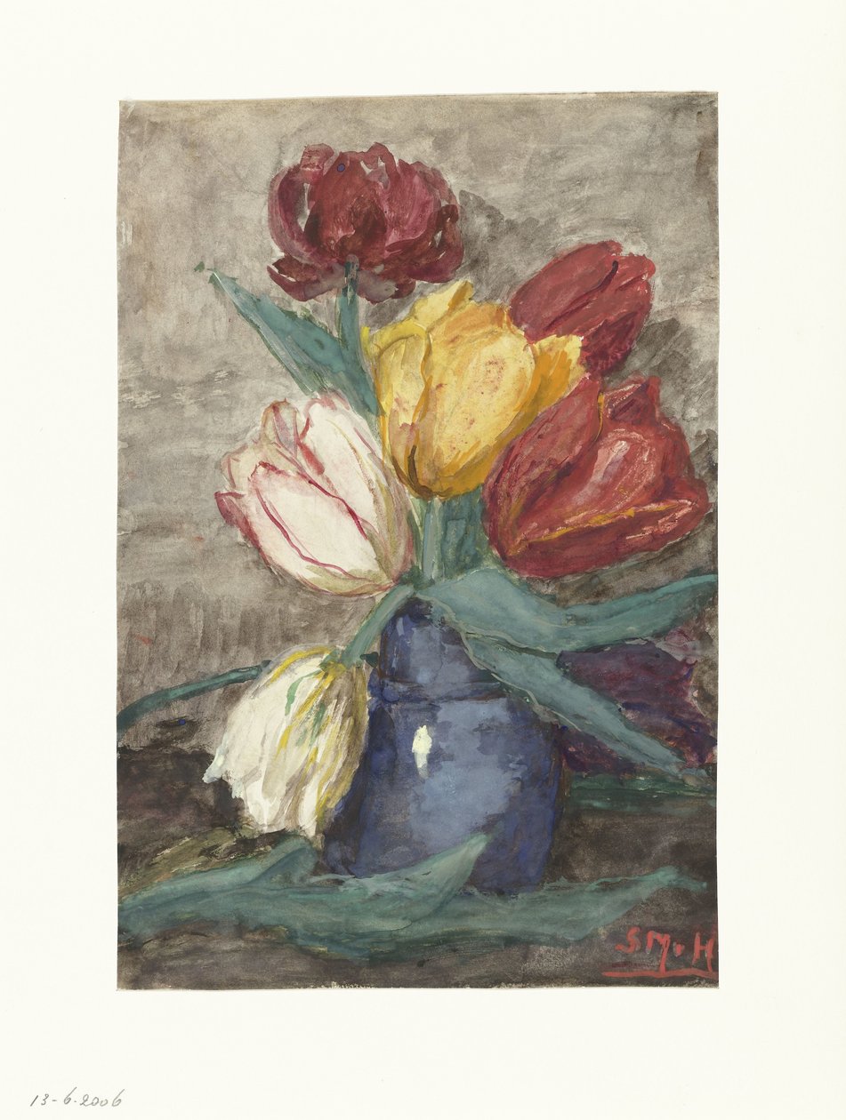 Tulipany w wazonie autorstwa Sientje Mesdag van Houten
