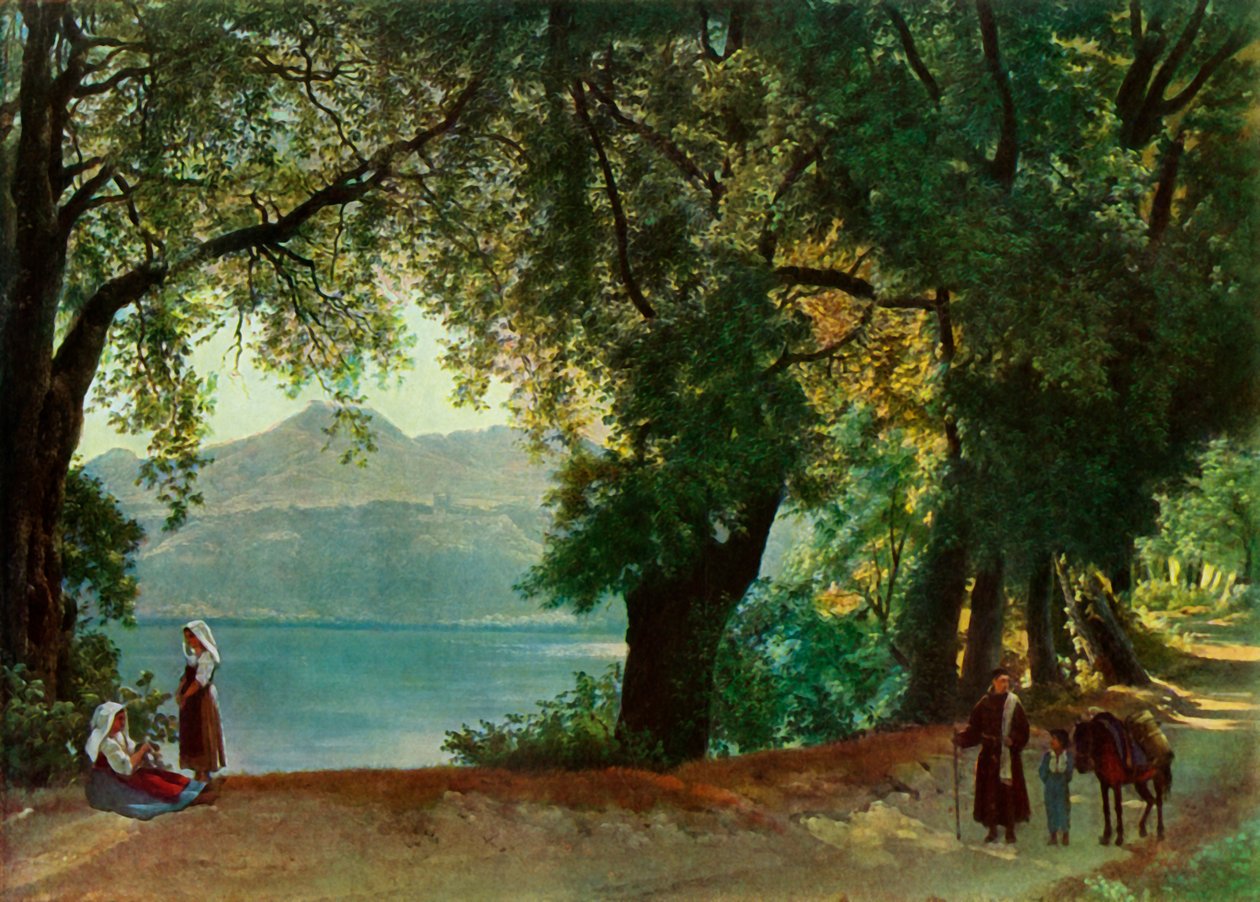 „Jezioro Nemi koło Rzymu”, lata 20. XIX wieku, 1965. autorstwa Sil