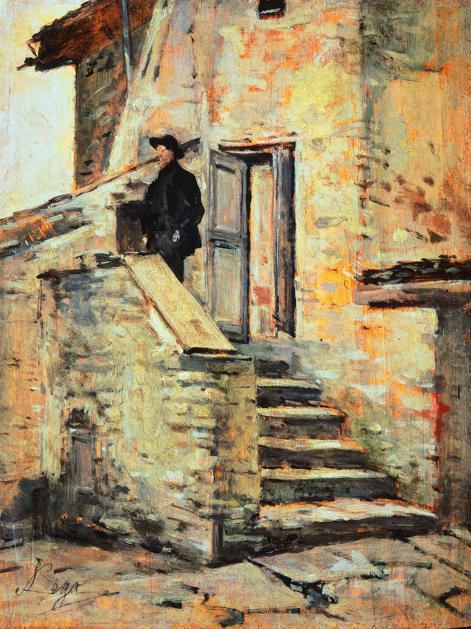 Dom Don Giovanniego Verita". autorstwa Silvestro Lega