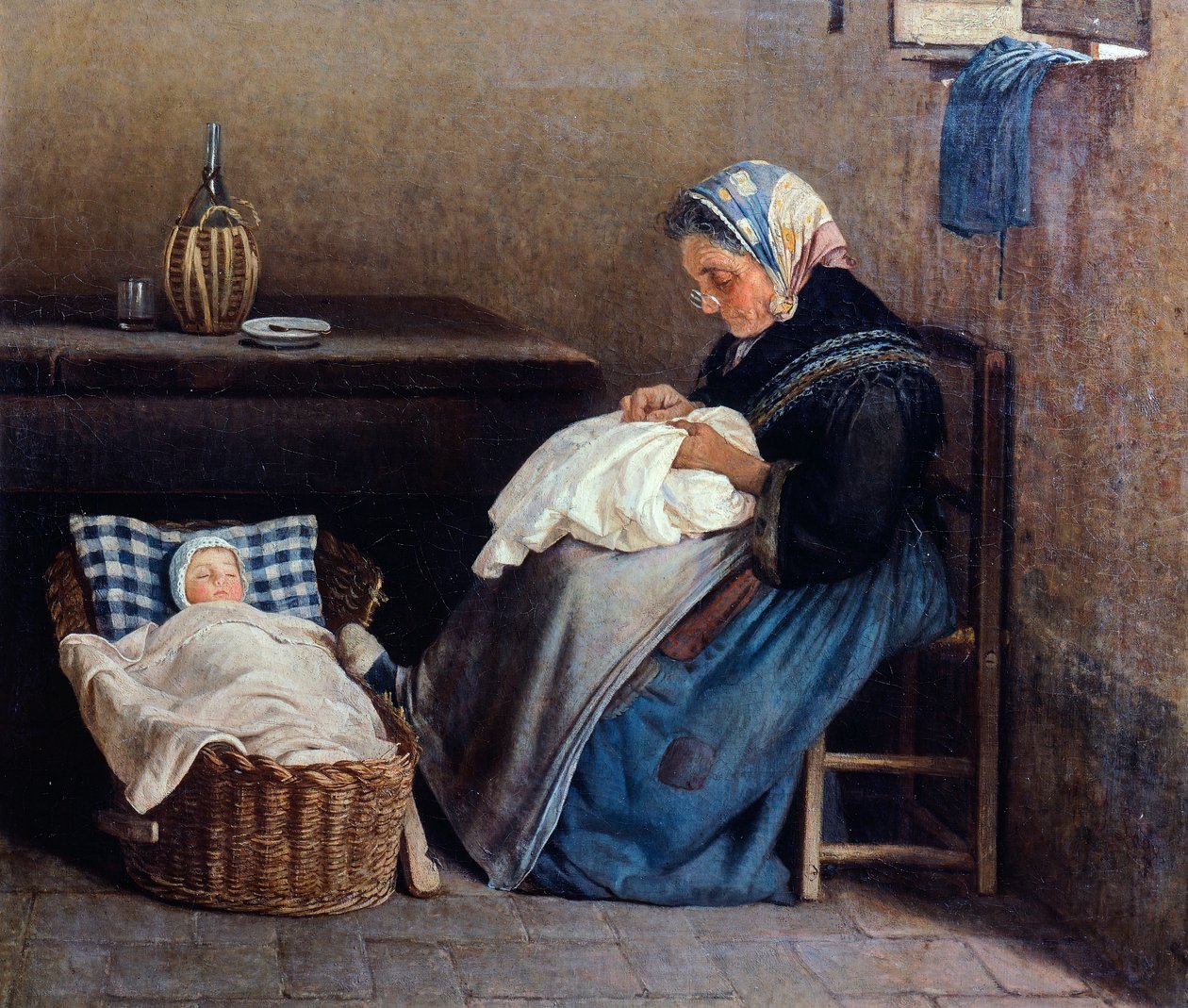 Babcia — Silvestro Lega autorstwa Silvestro Lega