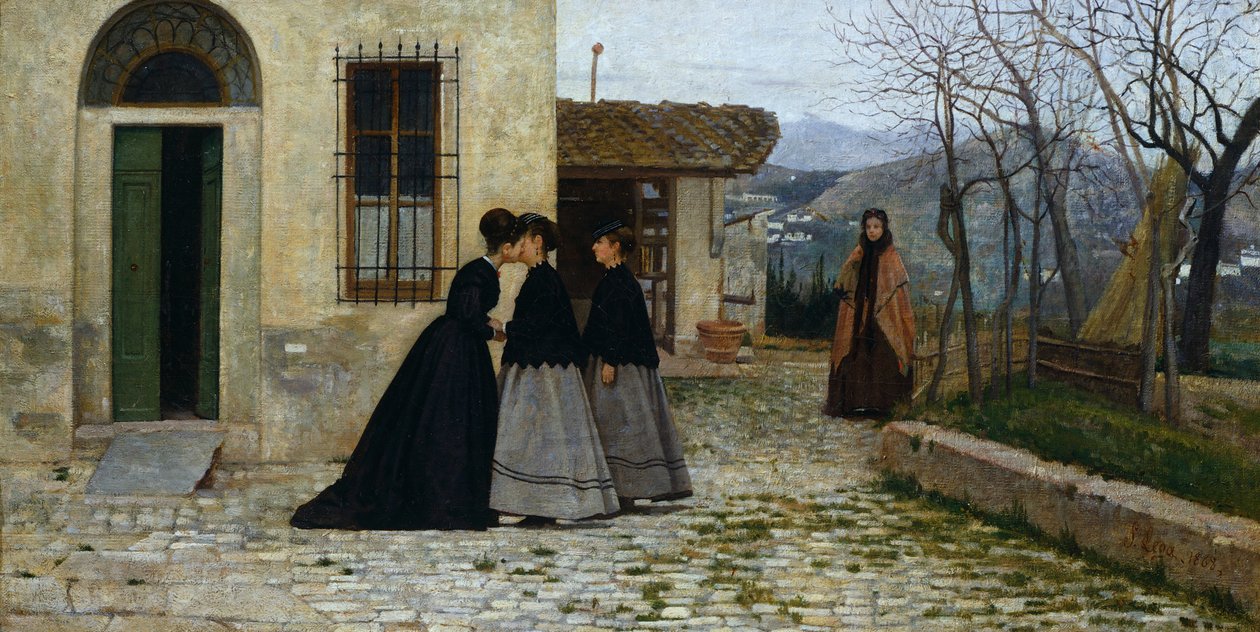 Wizyta autorstwa Silvestro Lega
