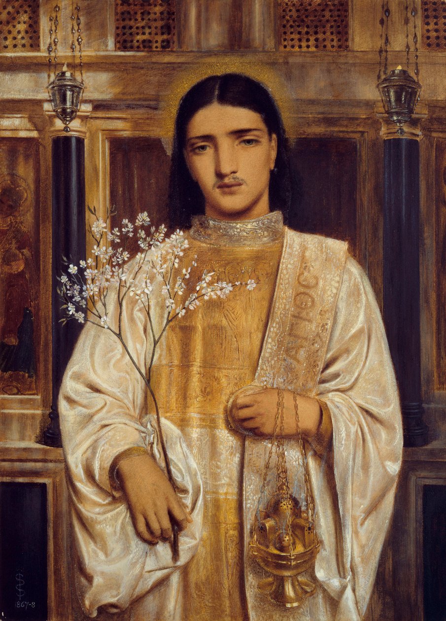 Święty Kościoła Wschodniego autorstwa Simeon Solomon