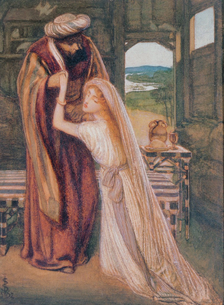 Rut i Boaz autorstwa Simeon Solomon