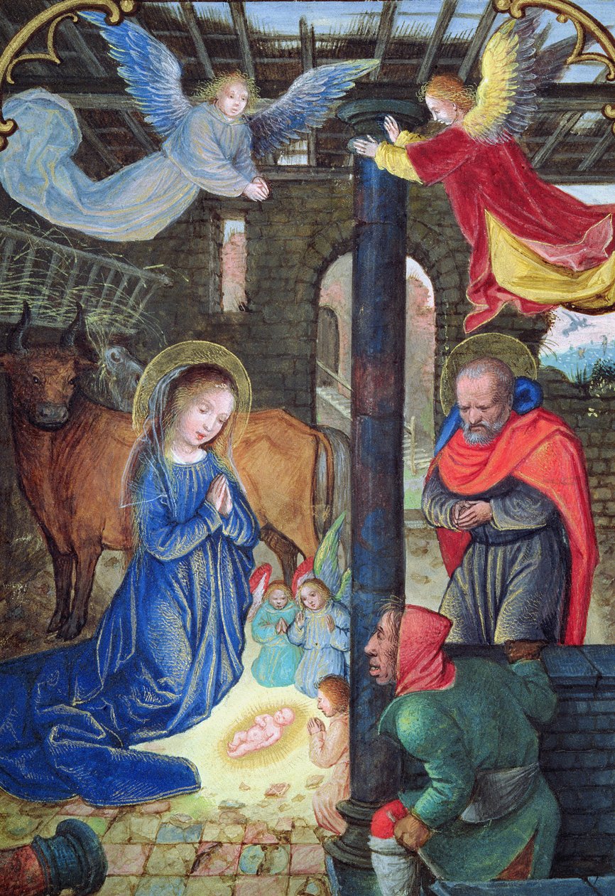 W.99 fol.18v Narodzenia, ok.1530 autorstwa Simon Bening