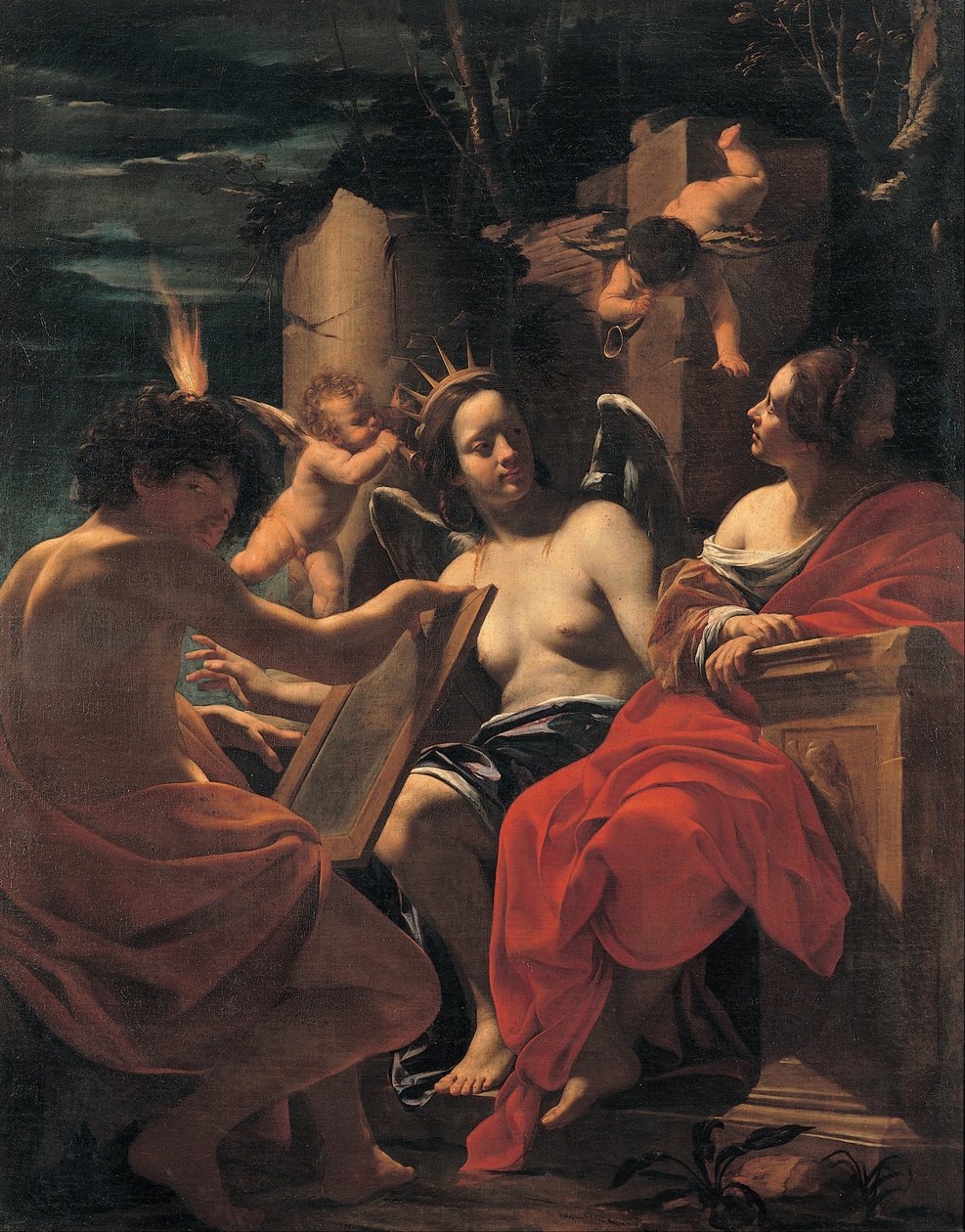 Alegoria autorstwa Simon Vouet