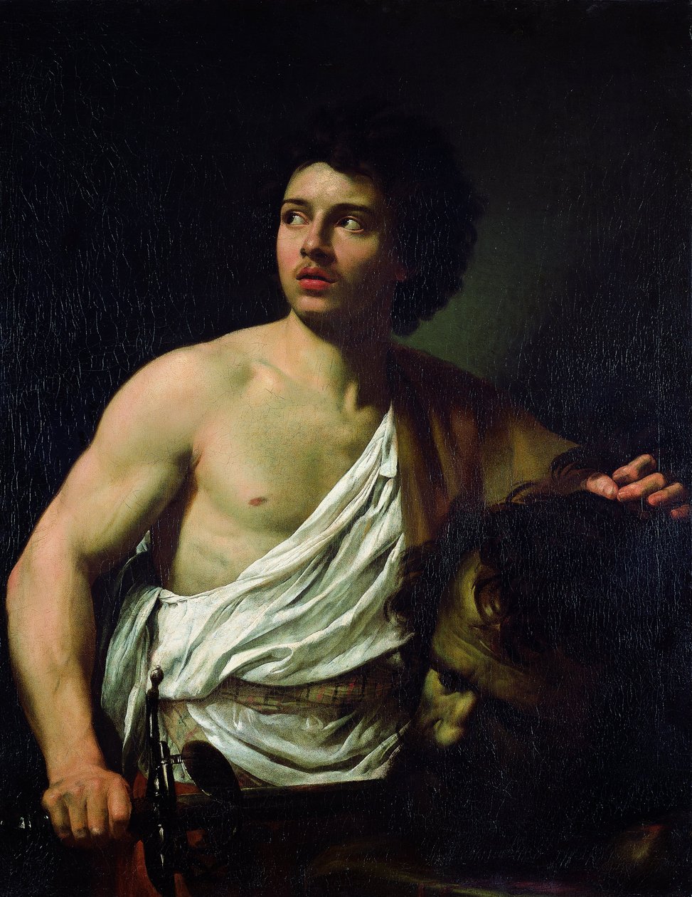 Dawid z głową Goliata autorstwa Simon Vouet