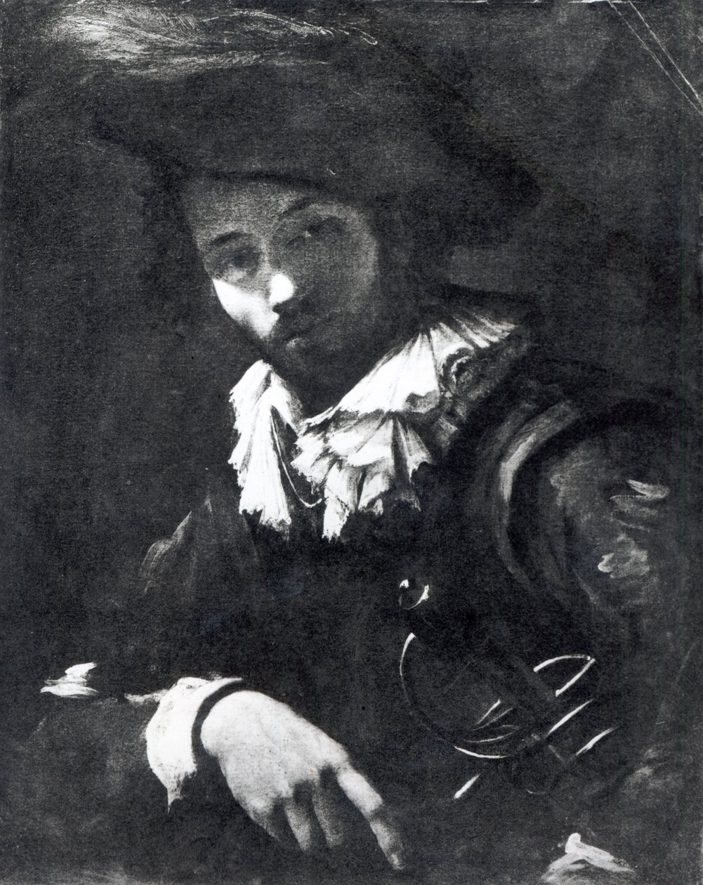 Portret najemnika, 1621-25 autorstwa Simon Vouet