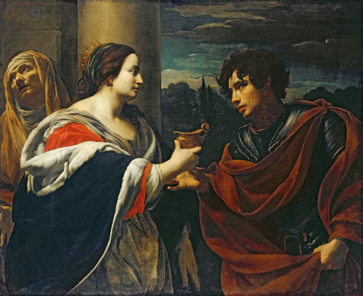 Sophonisbe otrzymuje Trujący Puchar autorstwa Simon Vouet