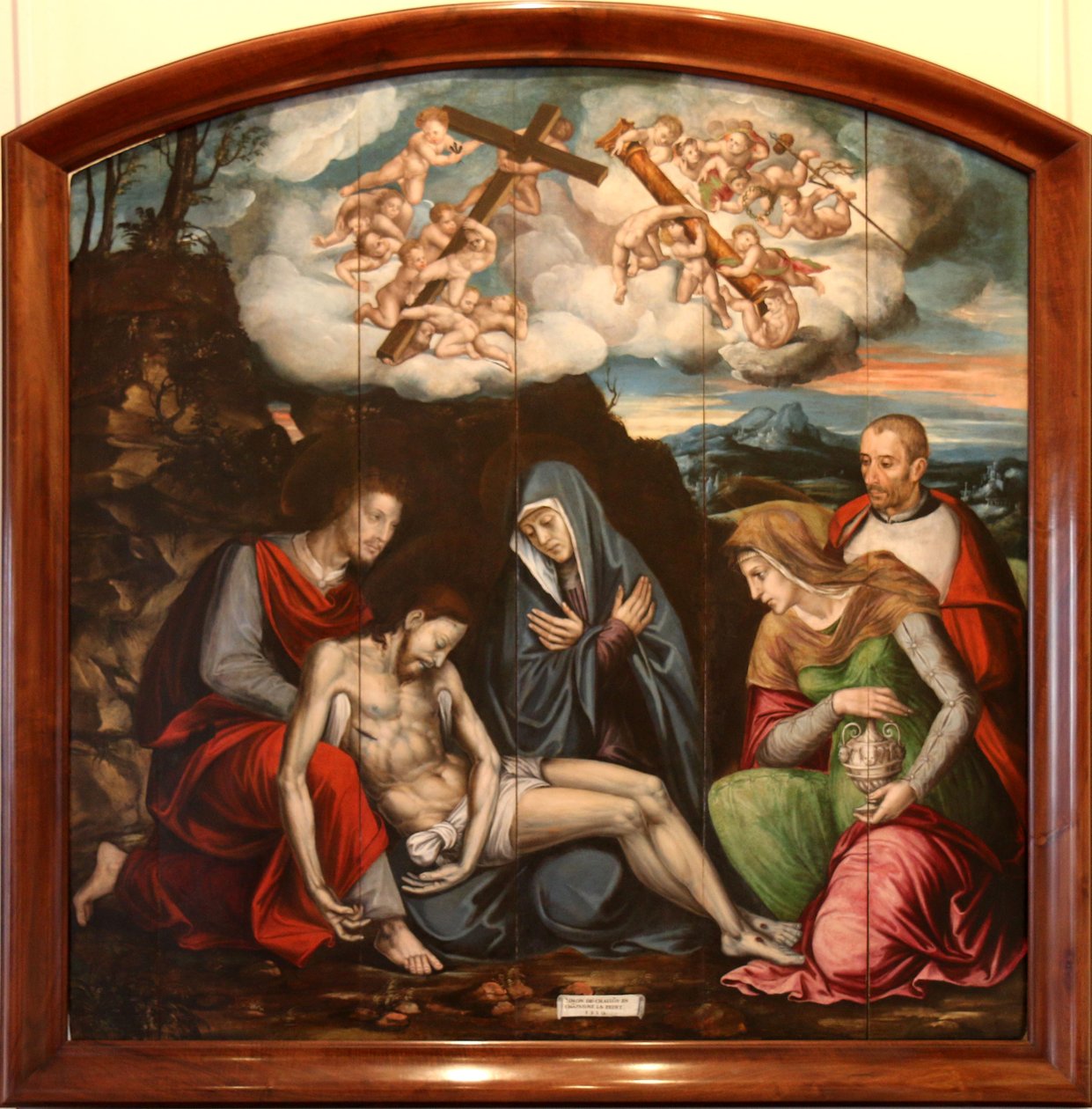 Lament nad zmarłym Chrystusem autorstwa Simon de Châlons