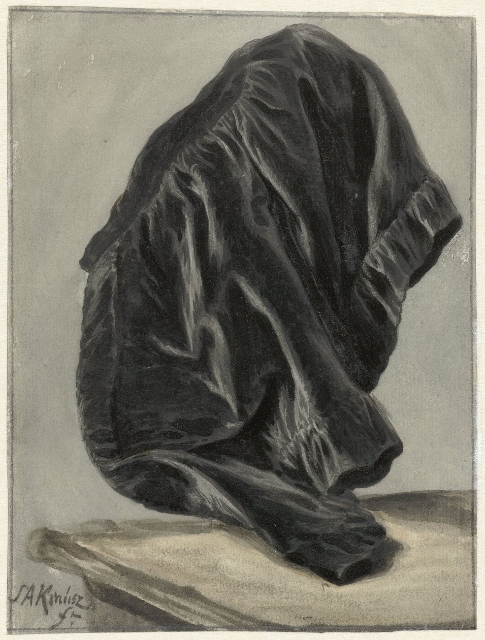 Draperiestudia autorstwa Simon Andreas Krausz