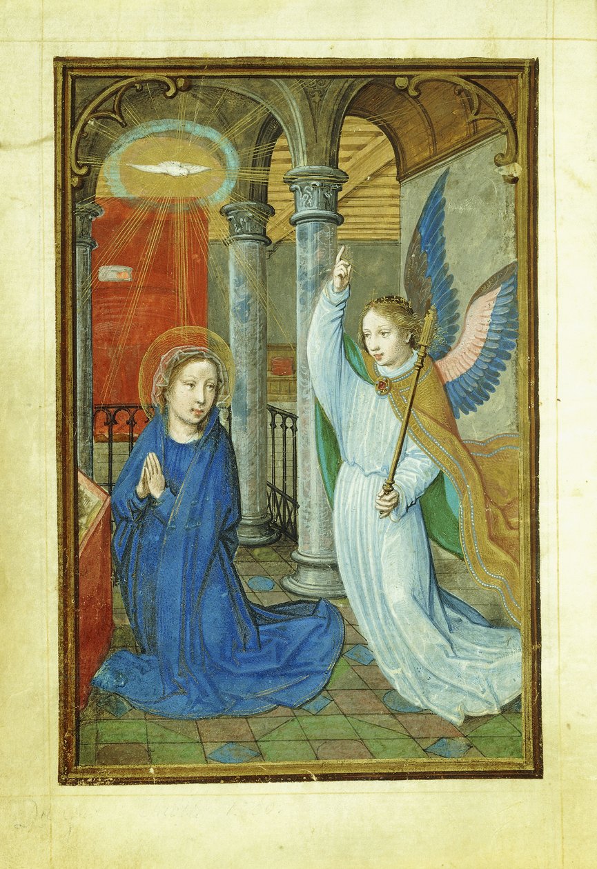 Zwiastowanie, 1520 "s autorstwa Simon Bening