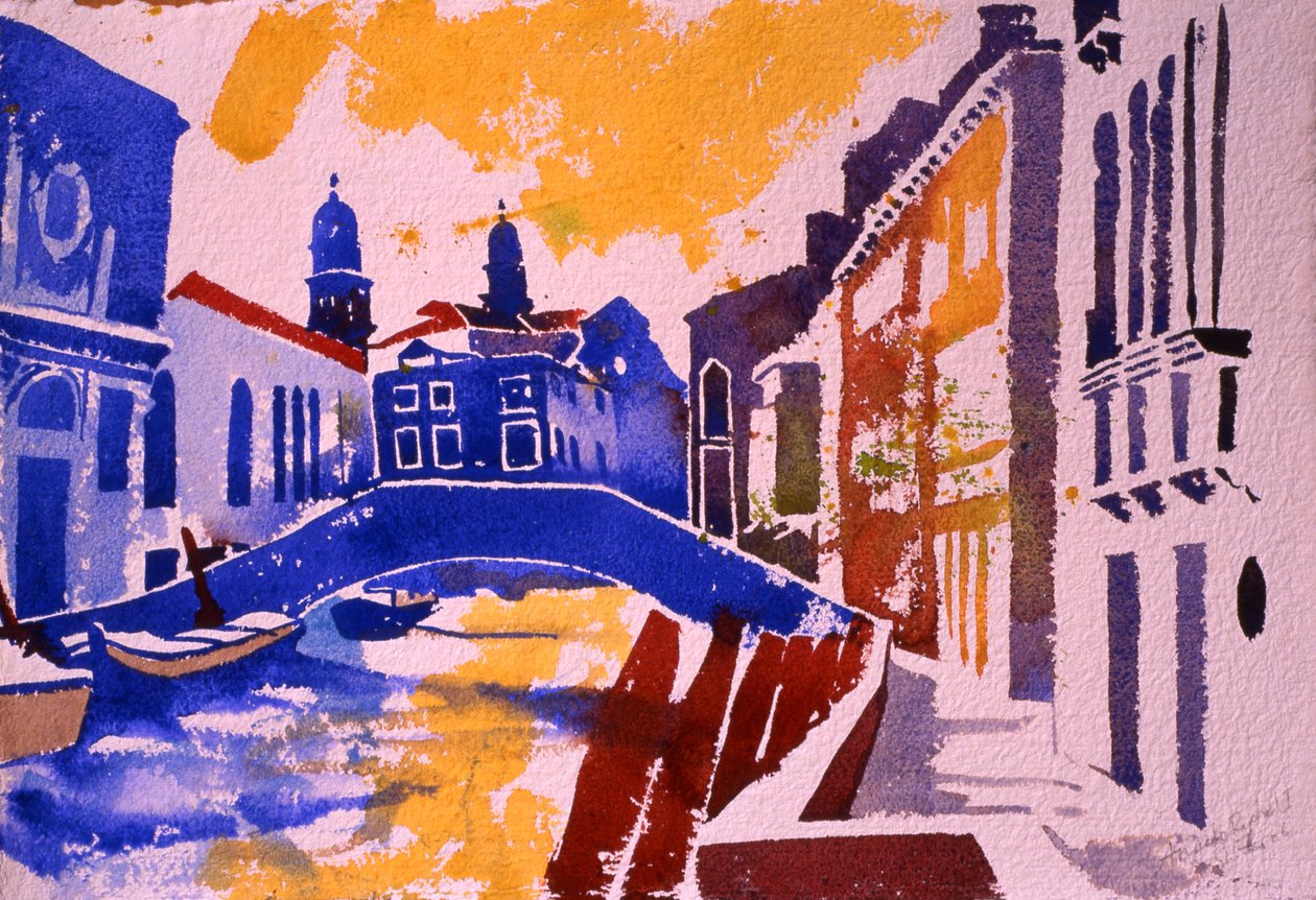 Angelo Raffaele, 2006 (akwarela na papierze) autorstwa Simon Fletcher