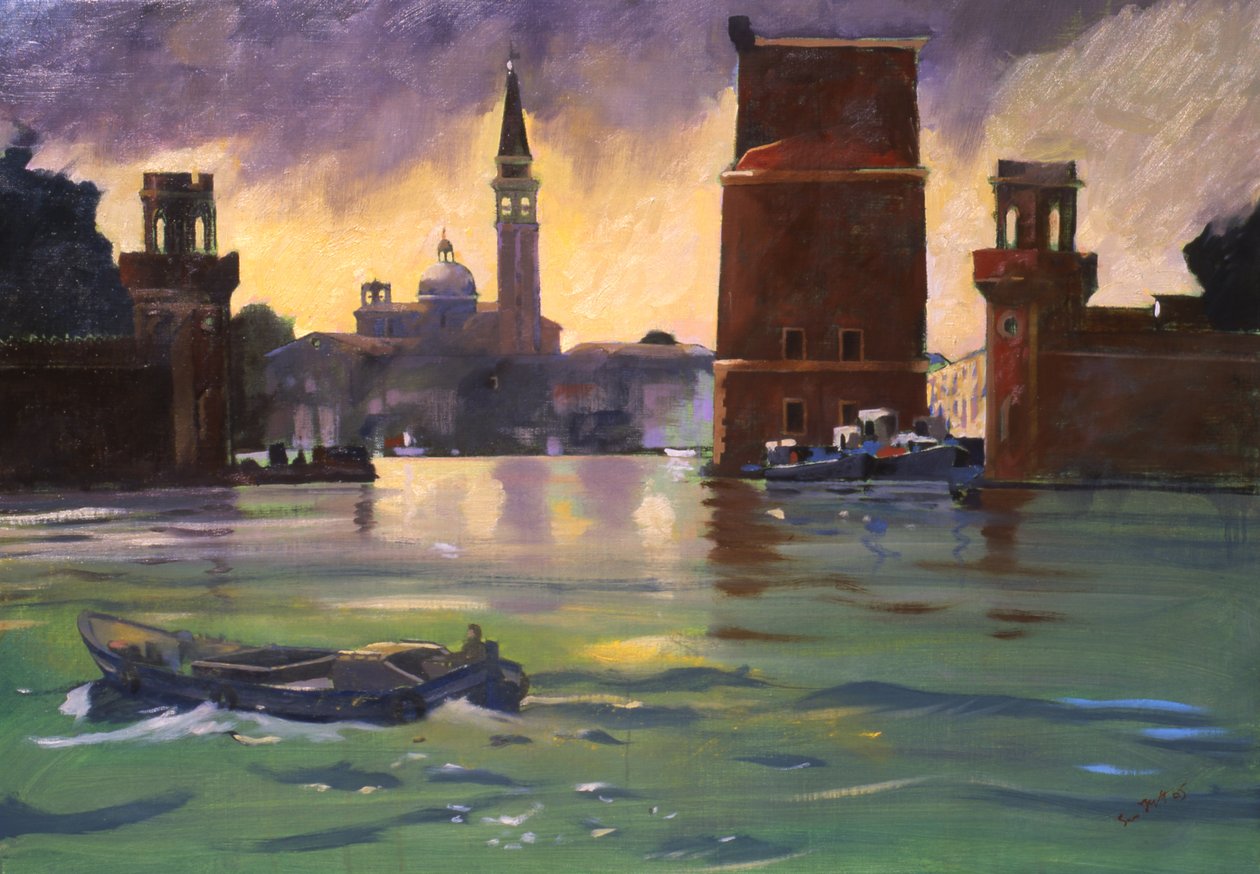 Arsenale, 2005 (akwarela na papierze) autorstwa Simon Fletcher