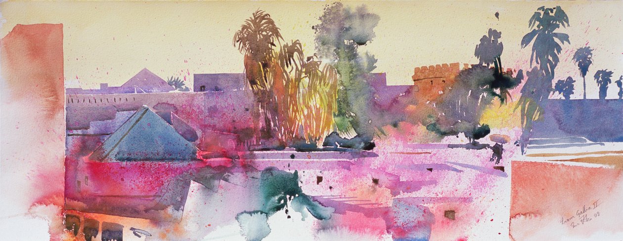 Z Galicji II (akwarela na papierze) autorstwa Simon Fletcher