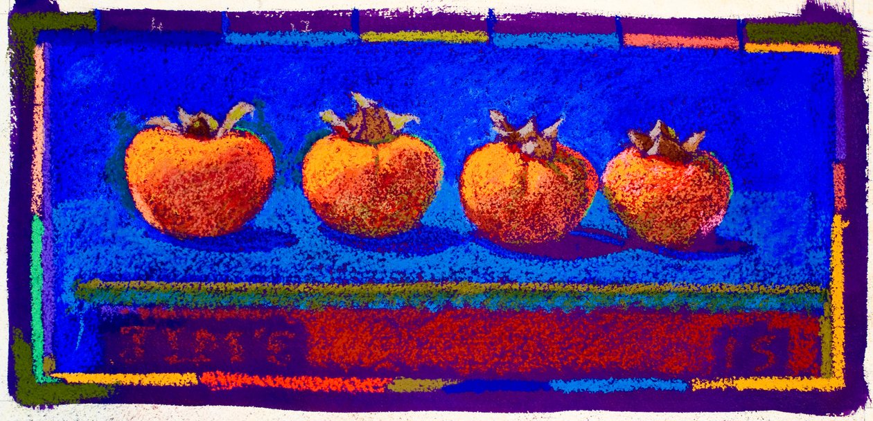 Persymony, 2015 (pastel na papierze) autorstwa Simon Fletcher