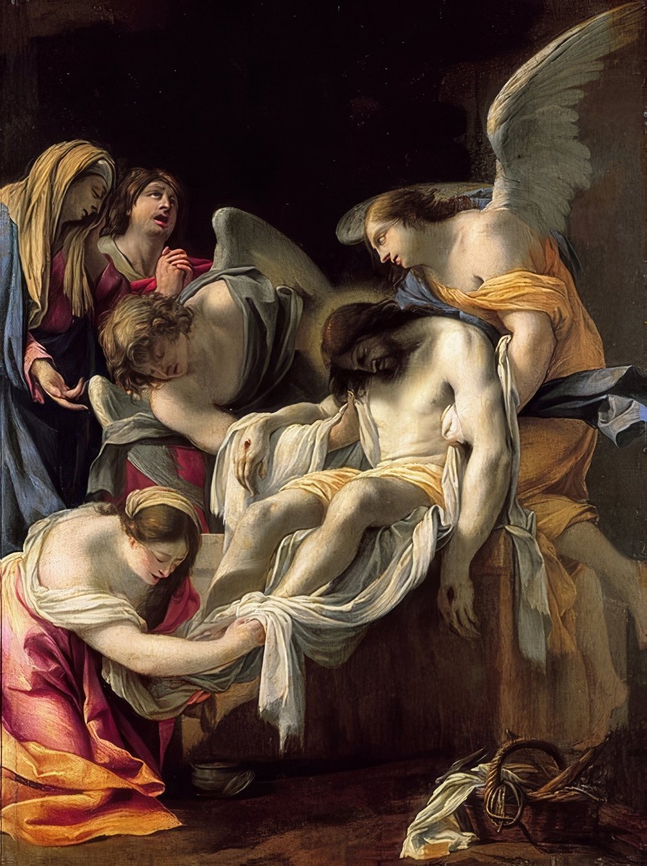 Pogrzeb Chrystusa autorstwa Simon Vouet