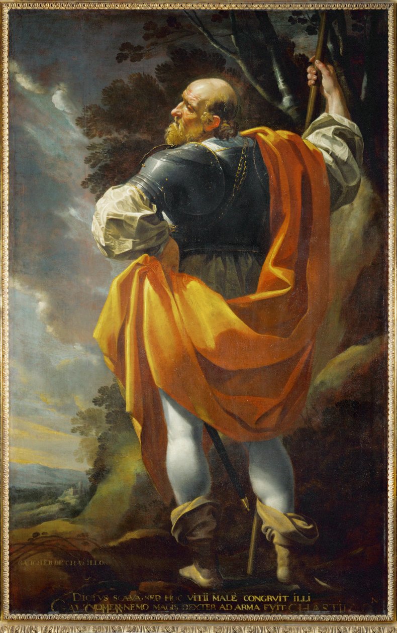 Gaucher de Chatillon, wicehrabia Francji ... autorstwa Simon Vouet