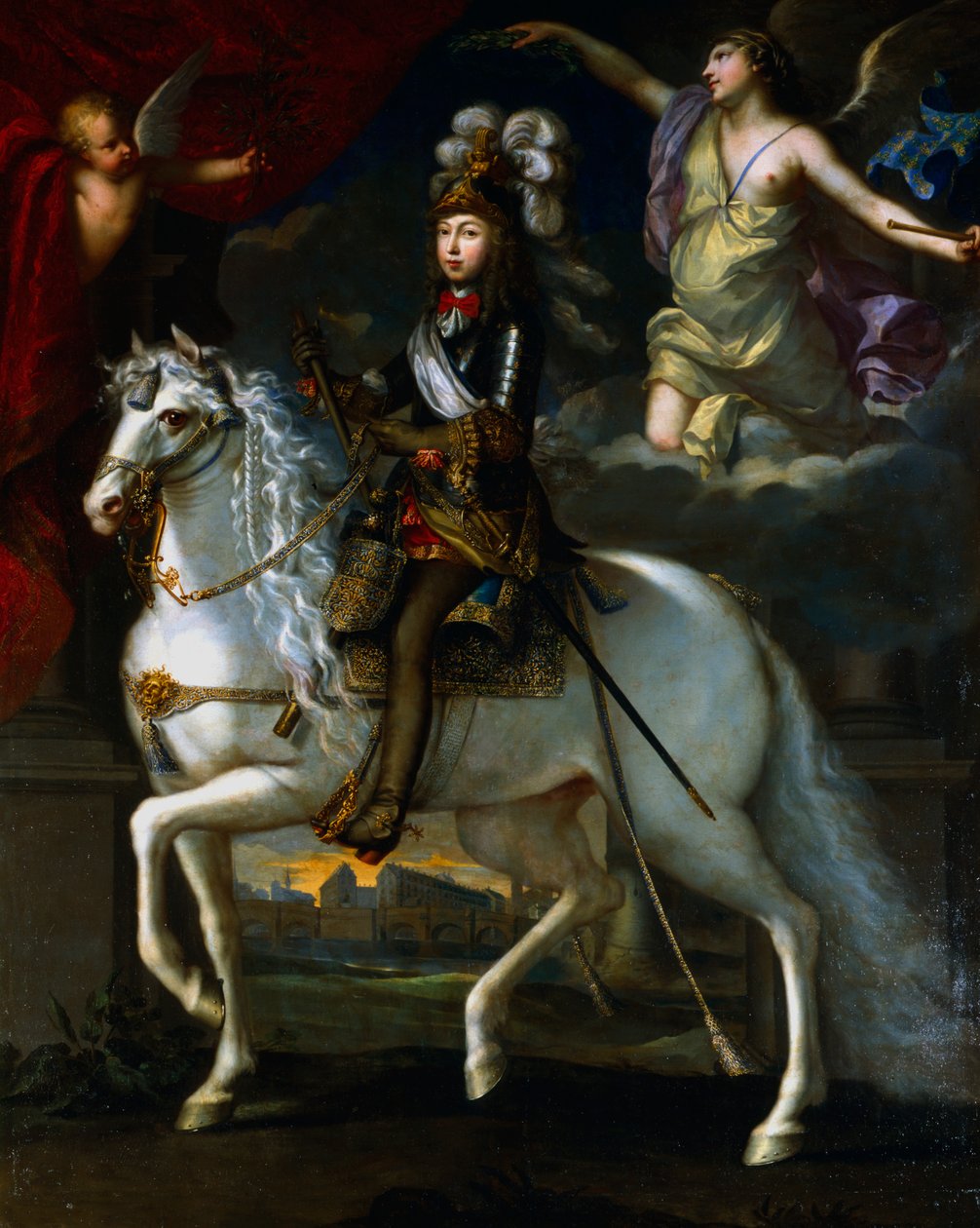 Ludwik XIV król Francji, 1648 autorstwa Simon Vouet