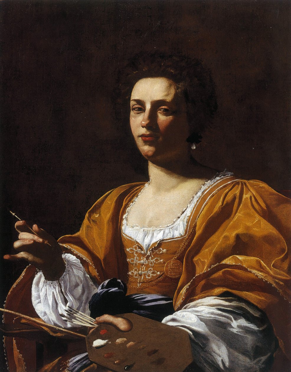 Portret Artemizji Gentileschi, 1623-1626. autorstwa Simon Vouet